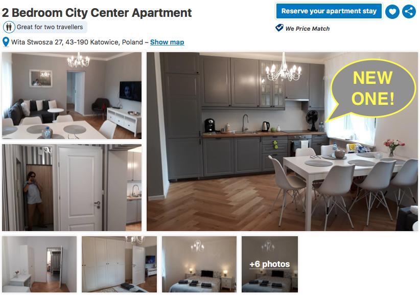 1 Bedroom Francuska Park Katowice